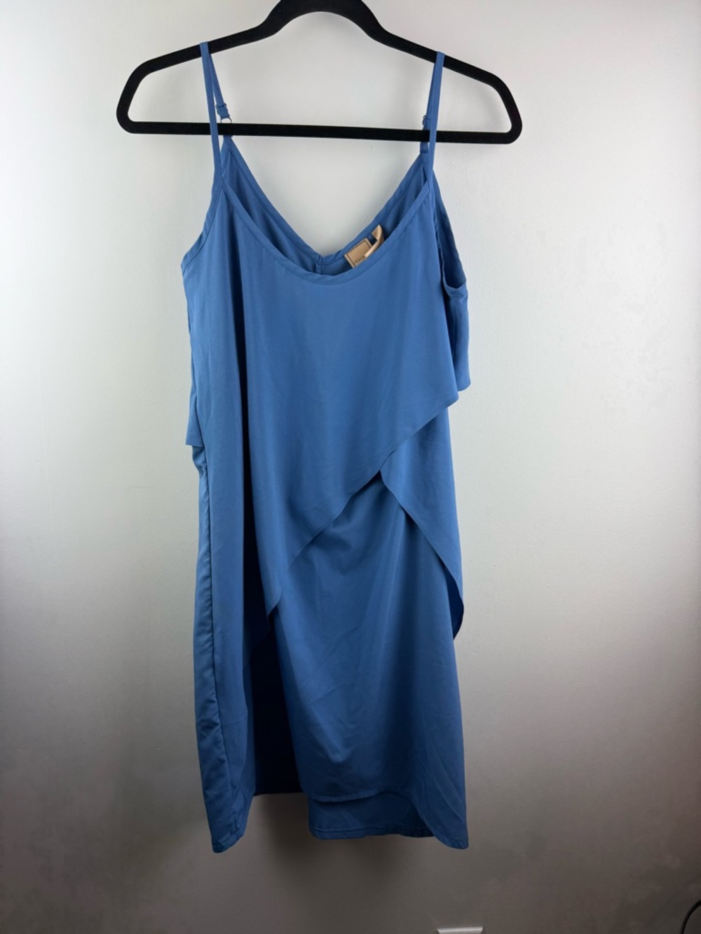 Indyeva Indygena Aerel Asymmetrical Quick Dry Travel Dress Blue Medium